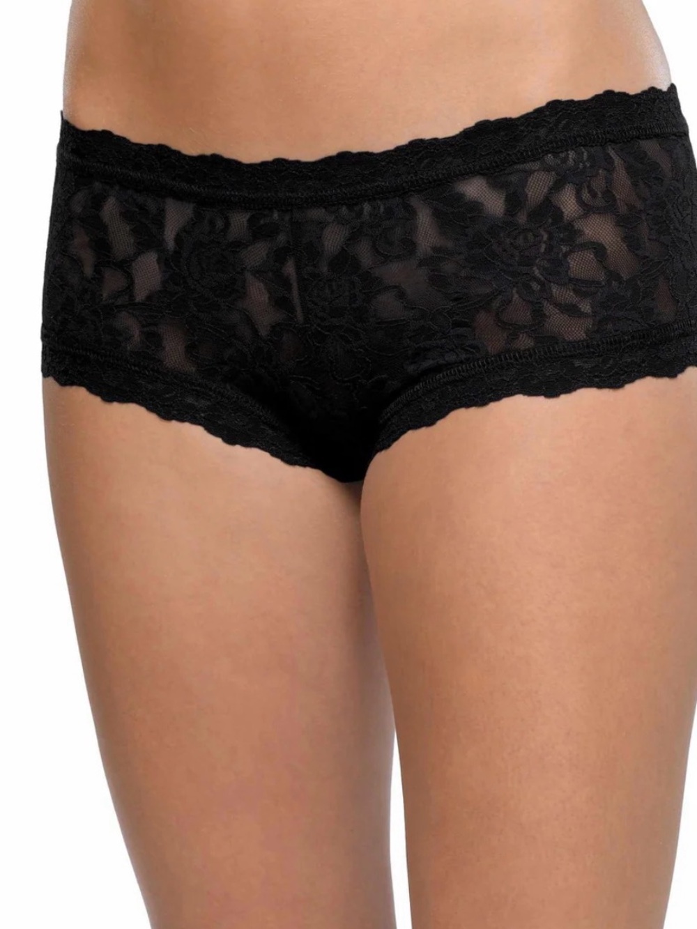 NWT Hanky Panky boyshorts - 2 pair black and tan size M
